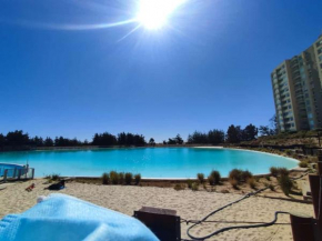 Condominio LagunaMar A Estrenar Depto 2D2B en con Vista a la Laguna Estacionamiento y Piscina Serv